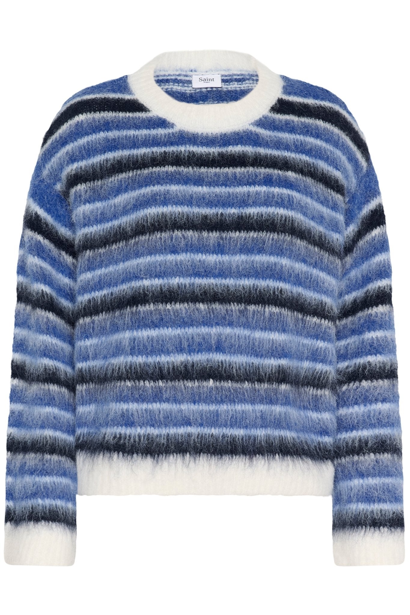 picture of Saint Tropez Olma Pullover - K. Blue Ice Navy Stripe - Number Two - womens - fashion - clothing - Saint Tropez 5