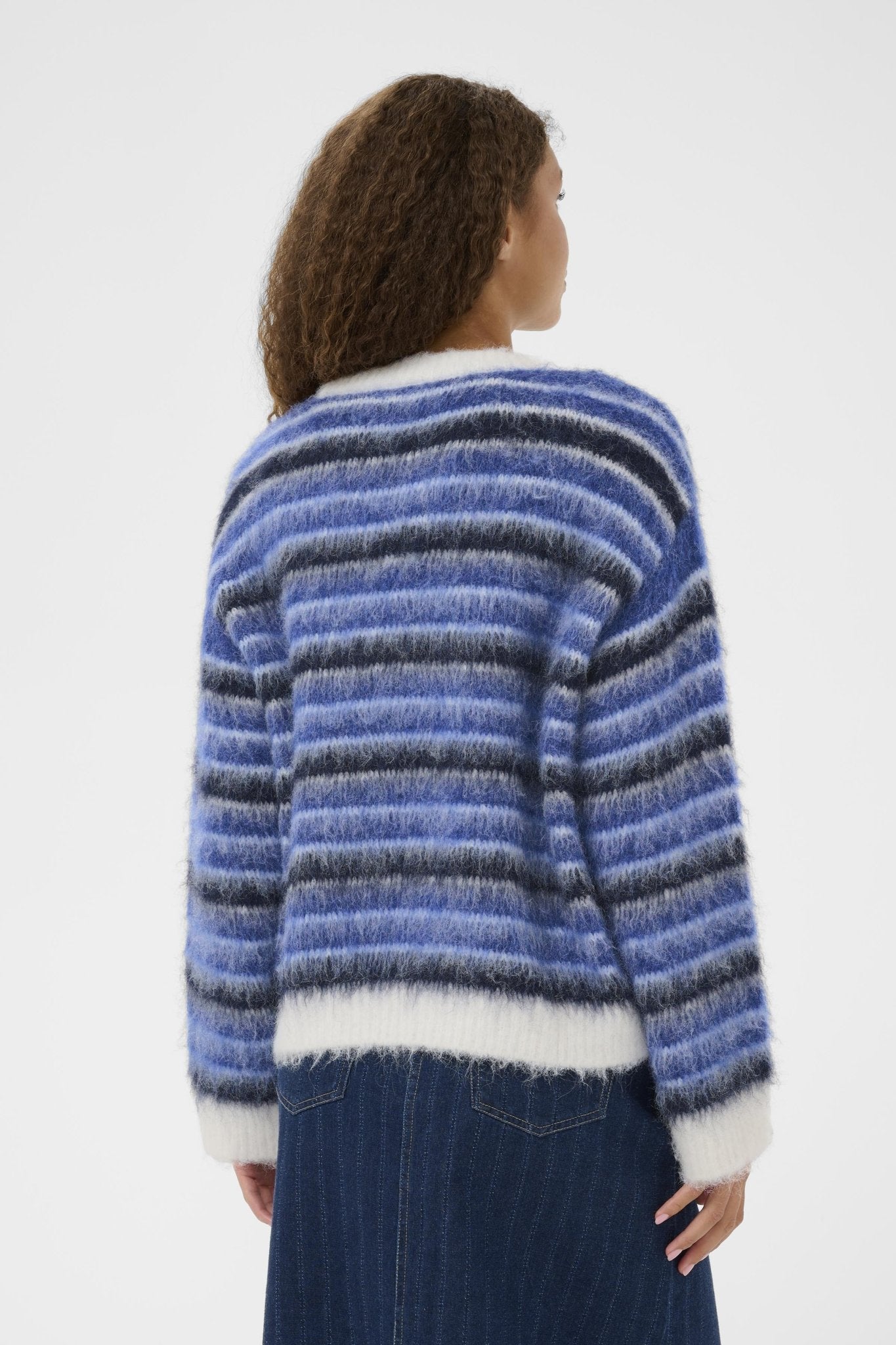 picture of Saint Tropez Olma Pullover - K. Blue Ice Navy Stripe - Number Two - womens - fashion - clothing - Saint Tropez 4