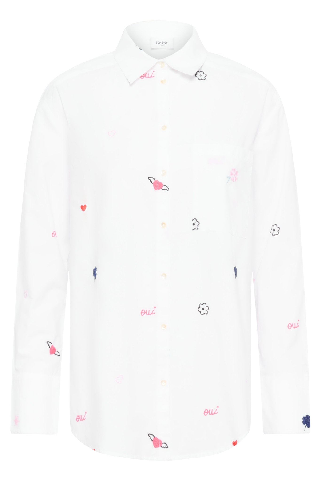 picture of Saint Tropez Olberta Shirt - Bright White - Number Two - womens - fashion - clothing - Saint Tropez 5