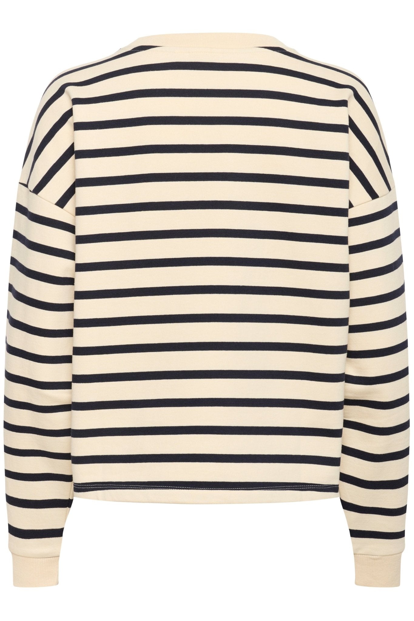 picture of Saint Tropez Osiria Sweatshirt - Seedpearl Night Sky Stripe - Number Two - womens - clothing - Saint Tropez 5
