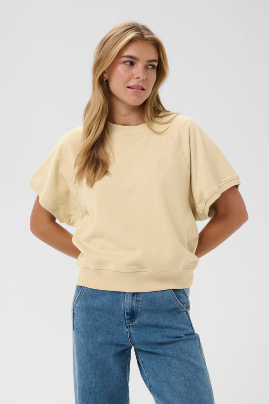 picture of Saint Tropez Paulette Sweatshirt - Brown Rice - Number Two - womens - fashion - clothing - Saint Tropez 1