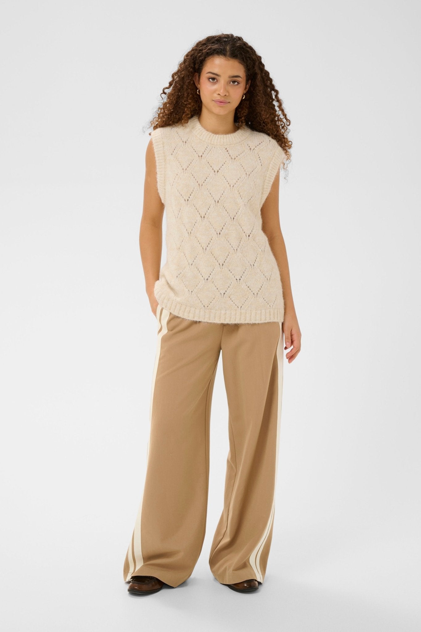 picture of Saint Tropez Pascale Pants - Tigers Eye - Number Two - womens - fashion - clothing - Saint Tropez 1