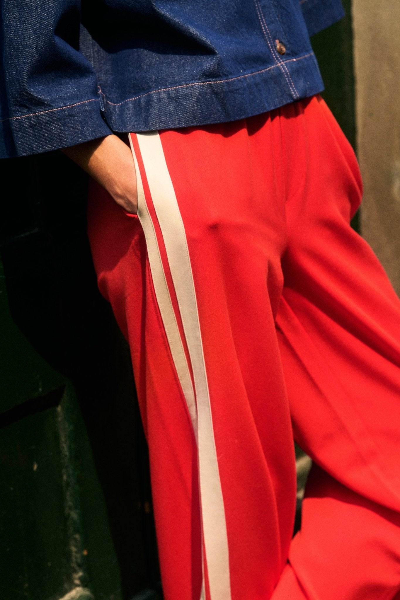 picture of Saint Tropez Pascale Pants - Valiant Poppy - Number Two - womens - fashion - clothing - Saint Tropez 2