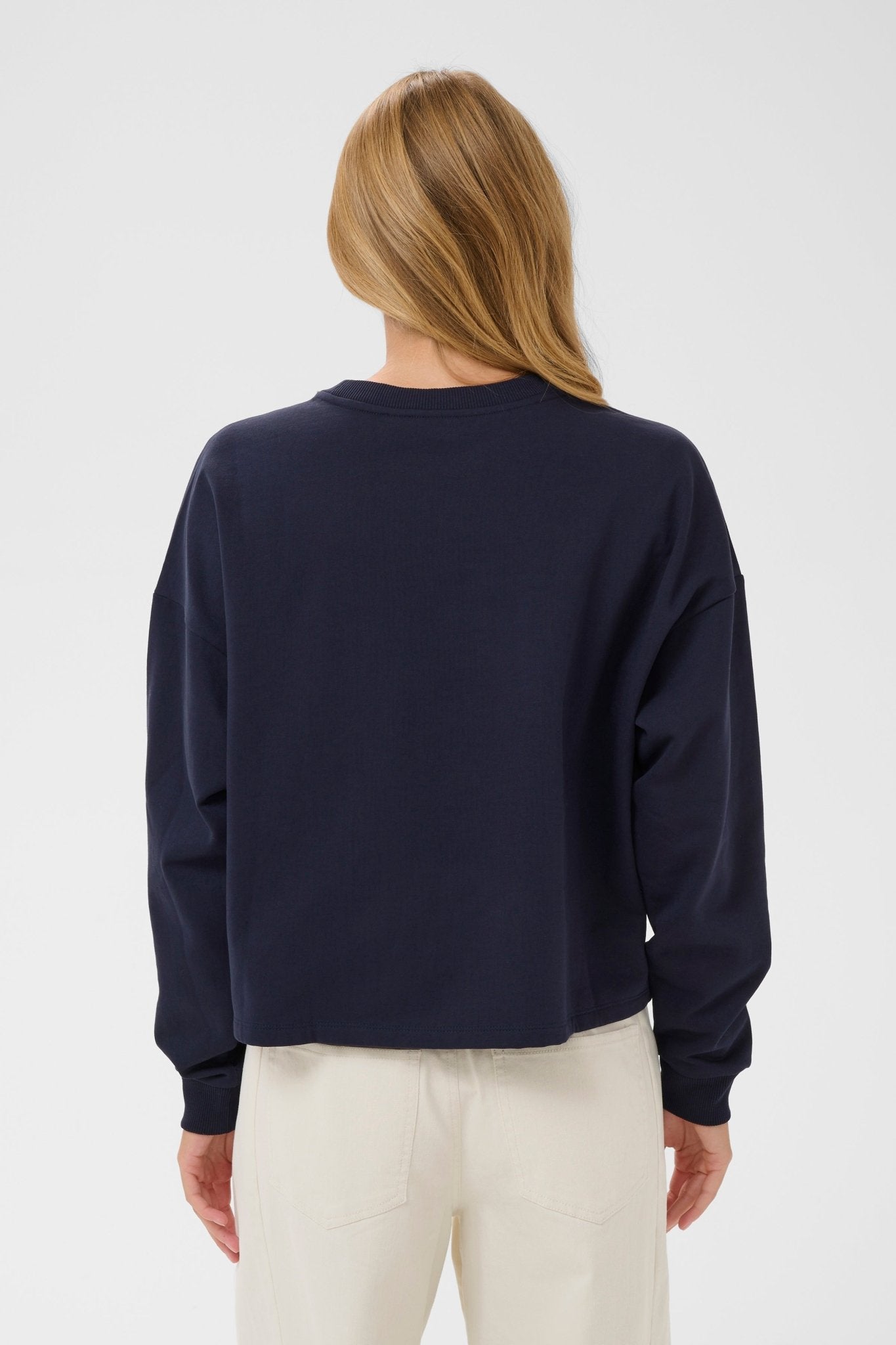 picture of Saint Tropez Pegrina Sweatshirt - Night Sky - Number Two - womens - fashion - clothing - Saint Tropez 4