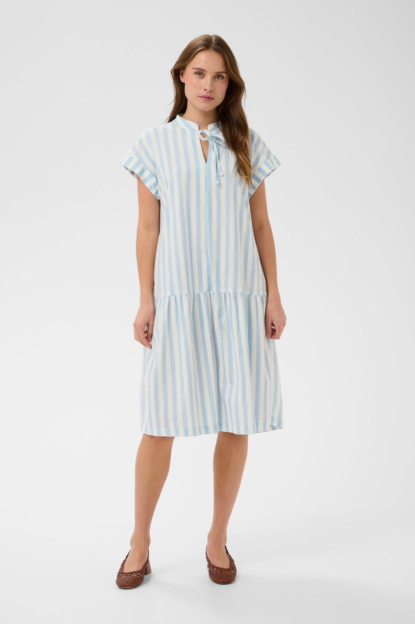 picture of Saint Tropez Zalinda Dress - Skyway Ice Stripe - Number Two - womens - fashion - clothing - Saint Tropez 3