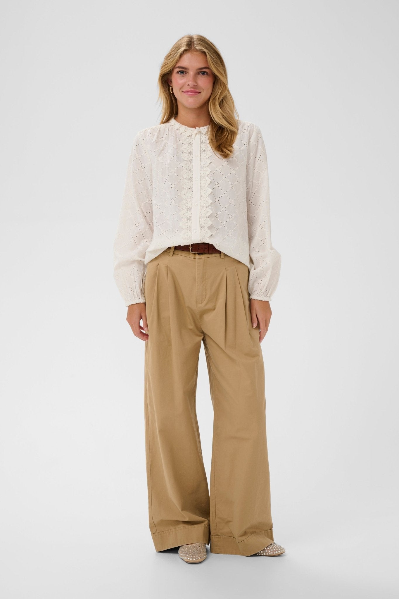 picture of Saint Tropez Petunia Shirt - Ice - Number Two - womens - fashion - clothing - Saint Tropez 3