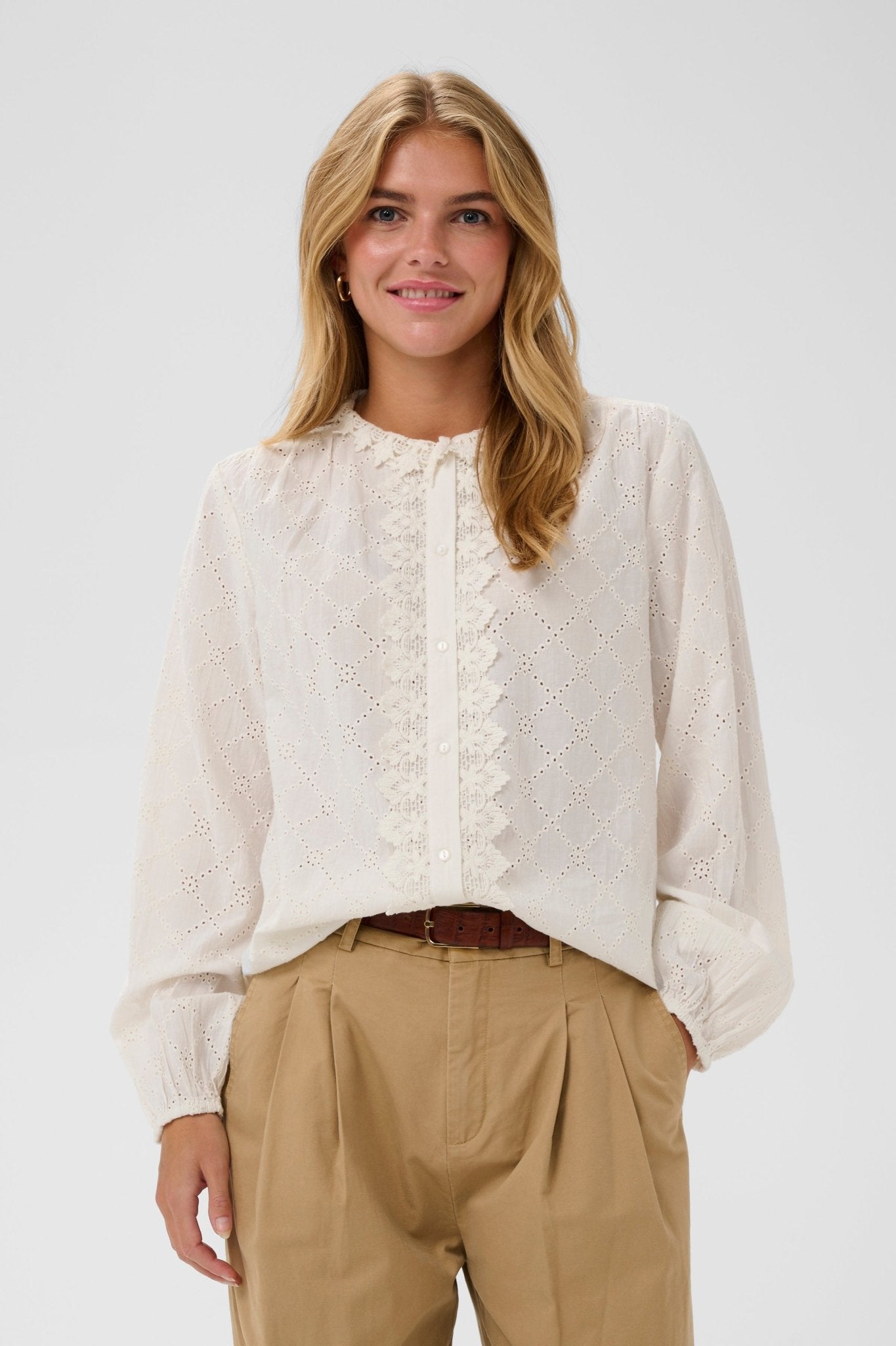 picture of Saint Tropez Petunia Shirt - Ice - Number Two - womens - fashion - clothing - Saint Tropez 1