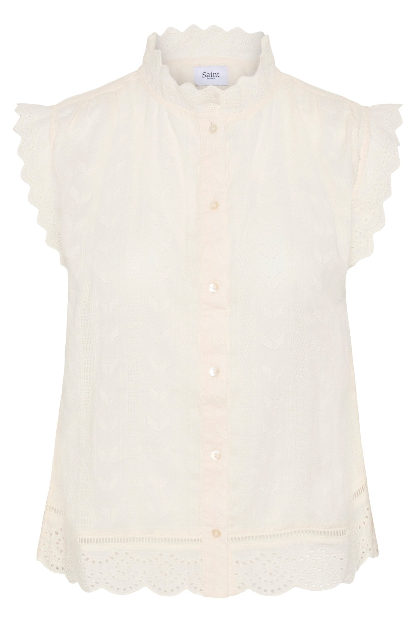 picture of Saint Tropez Rowyn Blouse - Ice - Number Two - womens - fashion - clothing - Saint Tropez 5