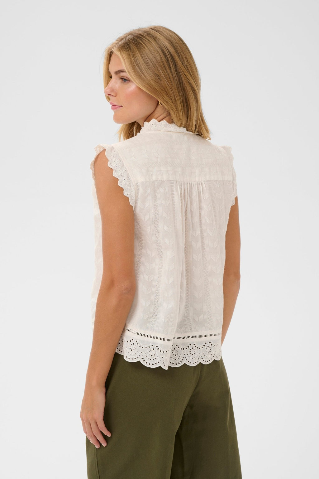 picture of Saint Tropez Rowyn Blouse - Ice - Number Two - womens - fashion - clothing - Saint Tropez 4