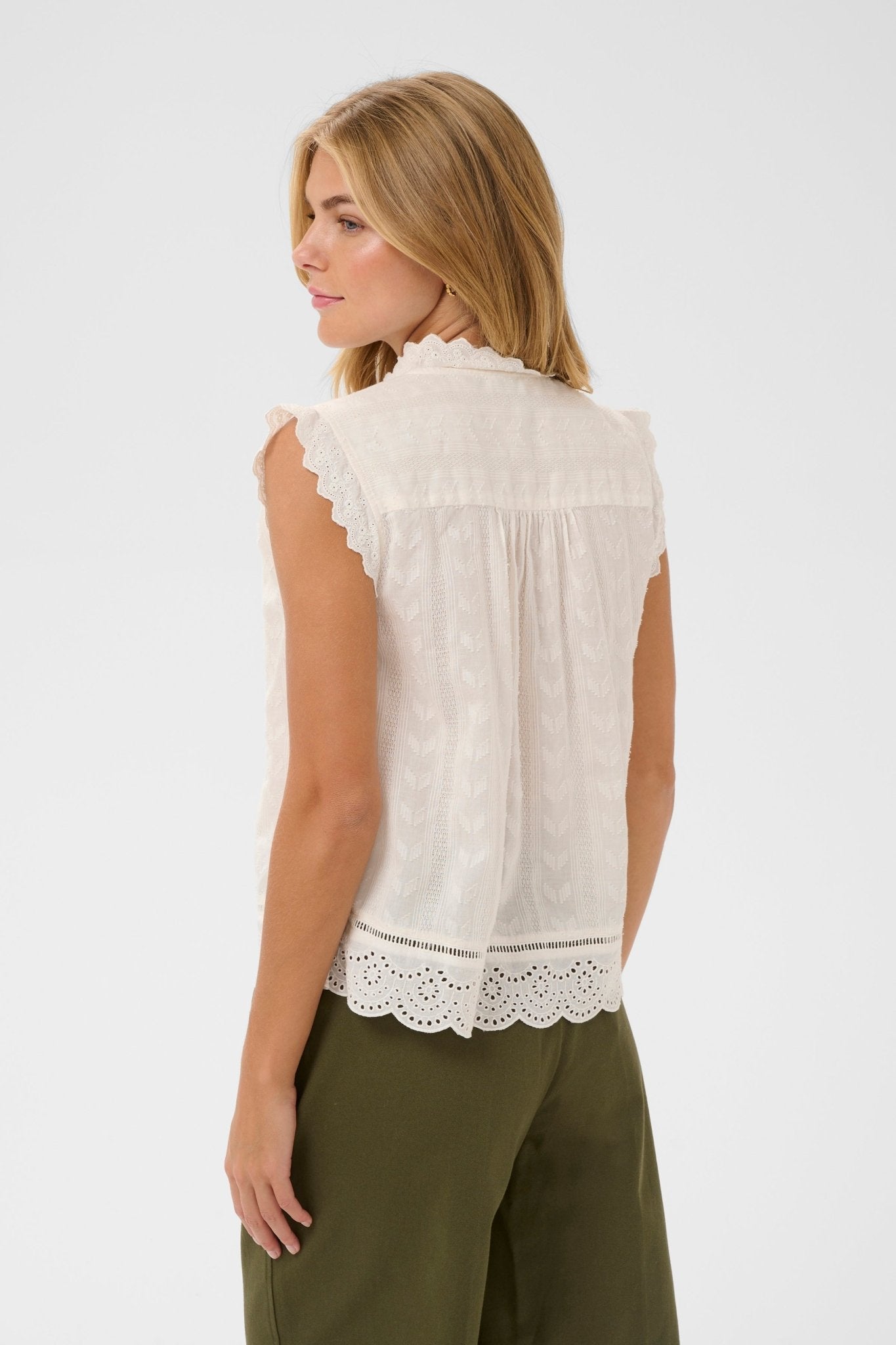 picture of Saint Tropez Rowyn Blouse - Ice - Number Two - womens - fashion - clothing - Saint Tropez 4
