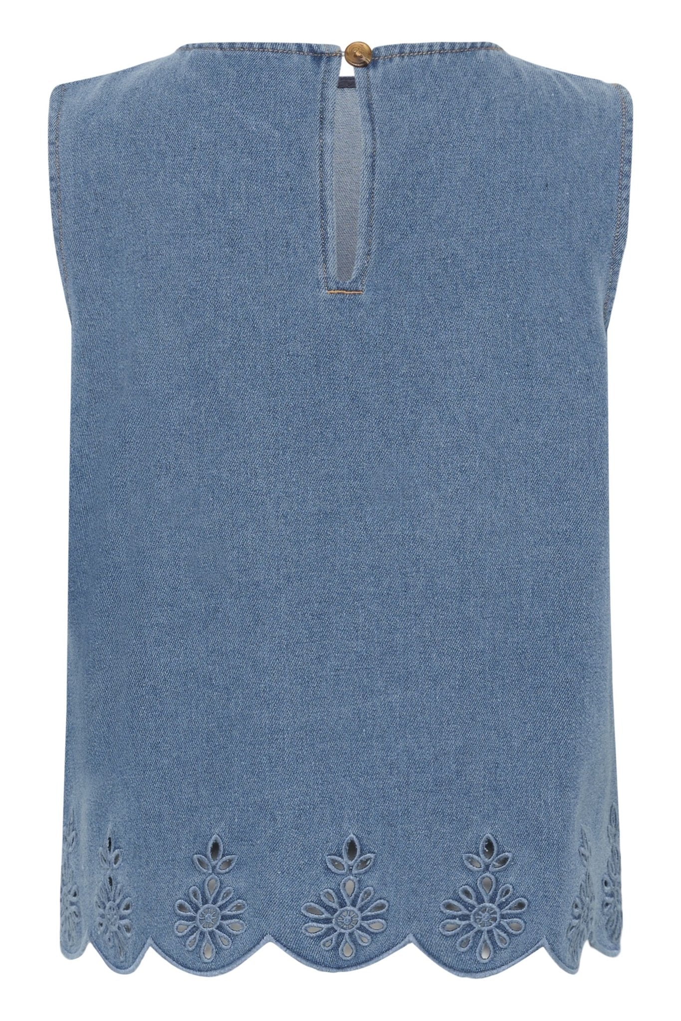 picture of Saint Tropez Rozlynn Blouse - Medium Blue Denim - Number Two - womens - fashion - clothing - Saint Tropez 6