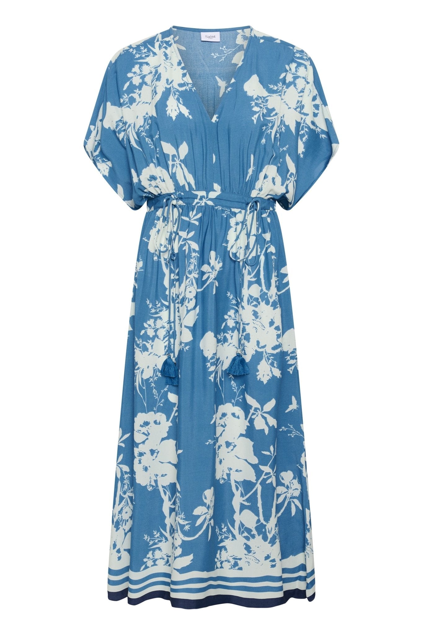 picture of Saint Tropez Rasheda Dress - Vallarta Blue Flower Bouquet - Number Two - womens - fashion - clothing - Saint Tropez 5