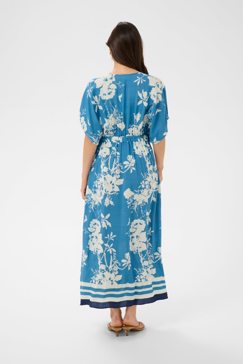 picture of Saint Tropez Rasheda Dress - Vallarta Blue Flower Bouquet - Number Two - womens - fashion - clothing - Saint Tropez 4