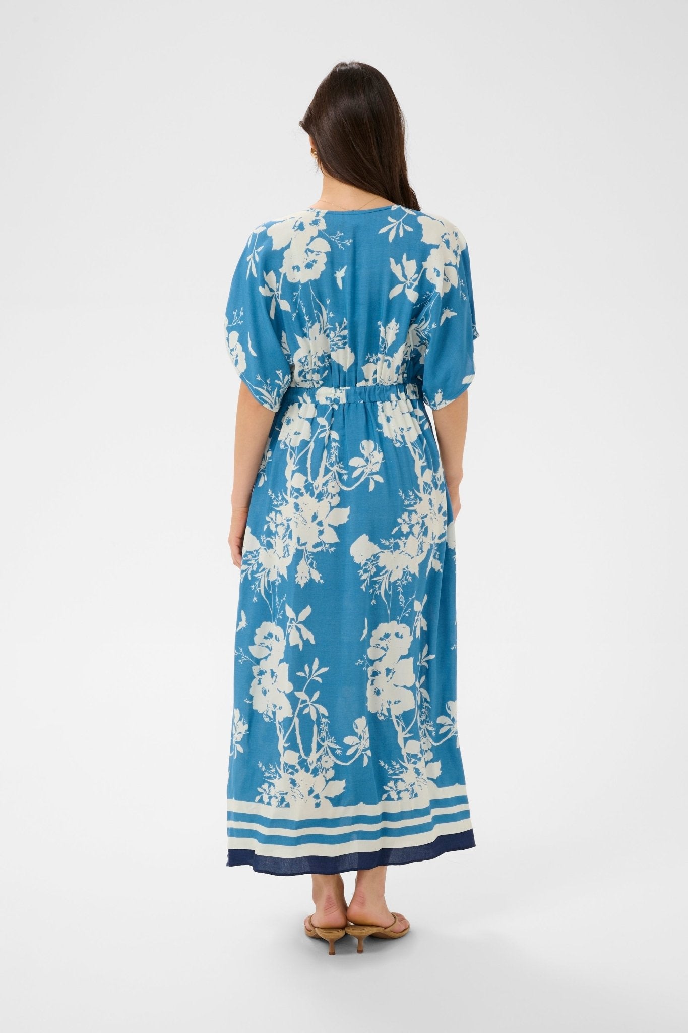 picture of Saint Tropez Rasheda Dress - Vallarta Blue Flower Bouquet - Number Two - womens - fashion - clothing - Saint Tropez 4