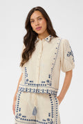 picture of Saint Tropez Romelle Blouse - Turtledove - Number Two - womens - fashion - clothing - Saint Tropez 1