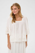 picture of Saint Tropez Rivashell Blouse - White - Number Two - womens - fashion - clothing - Saint Tropez 1