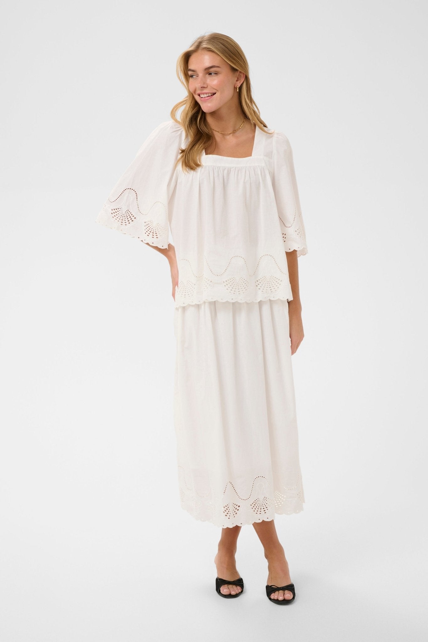 picture of Saint Tropez Rivashell Skirt - White - Number Two - womens - fashion - clothing - Saint Tropez 1