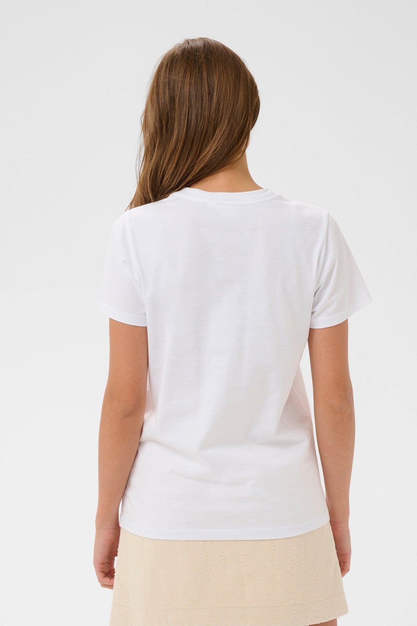 picture of Saint Tropez Reanna T-shirt - Bright White Lobster - Number Two - womens - fashion - clothing - Saint Tropez 3