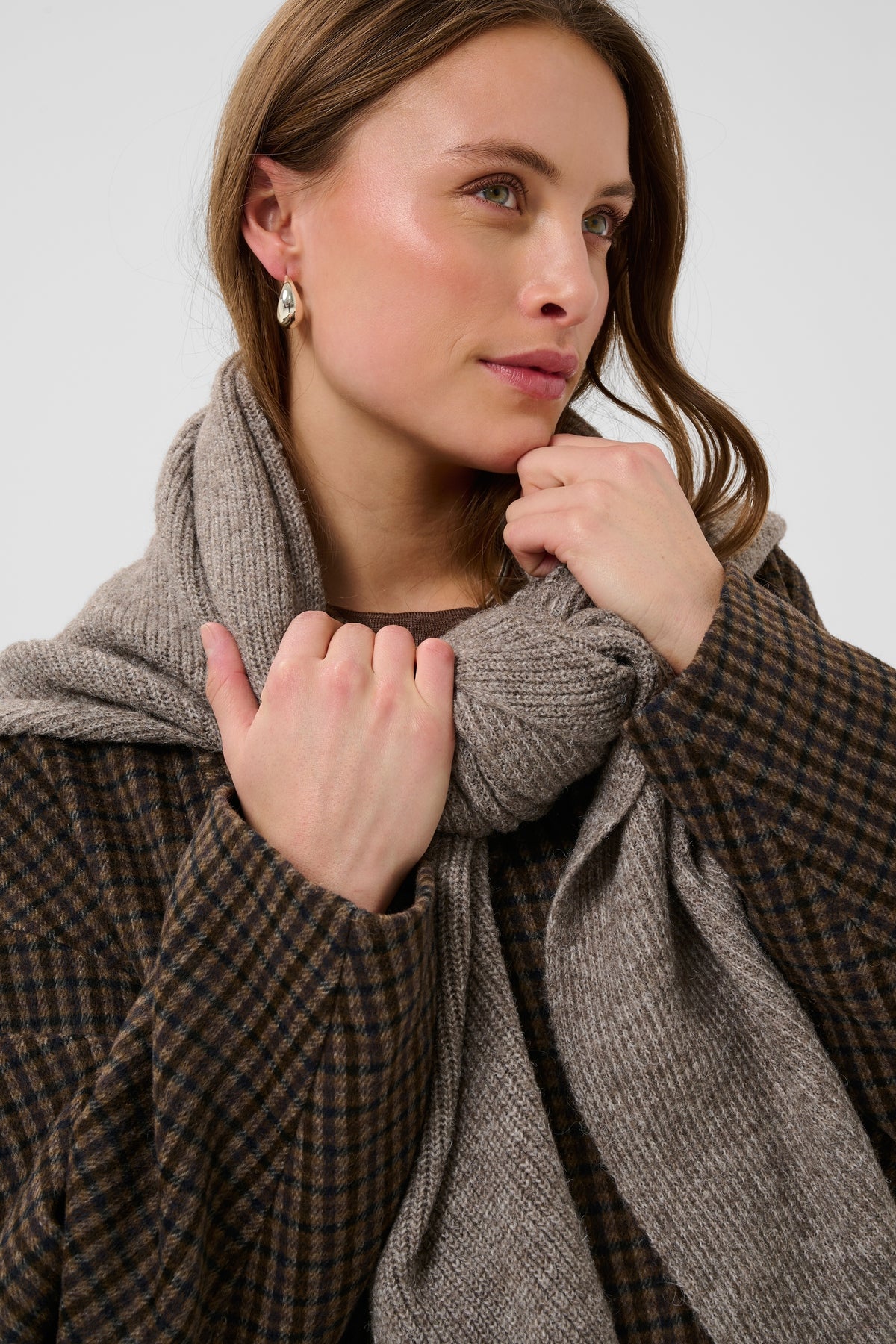 Saint Tropez Alullu Scarf - Iron Melange