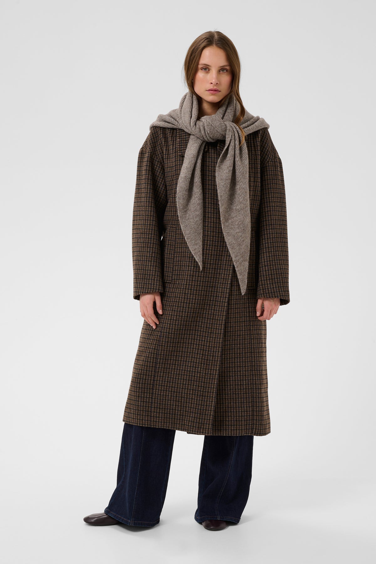 Saint Tropez Alullu Scarf - Iron Melange