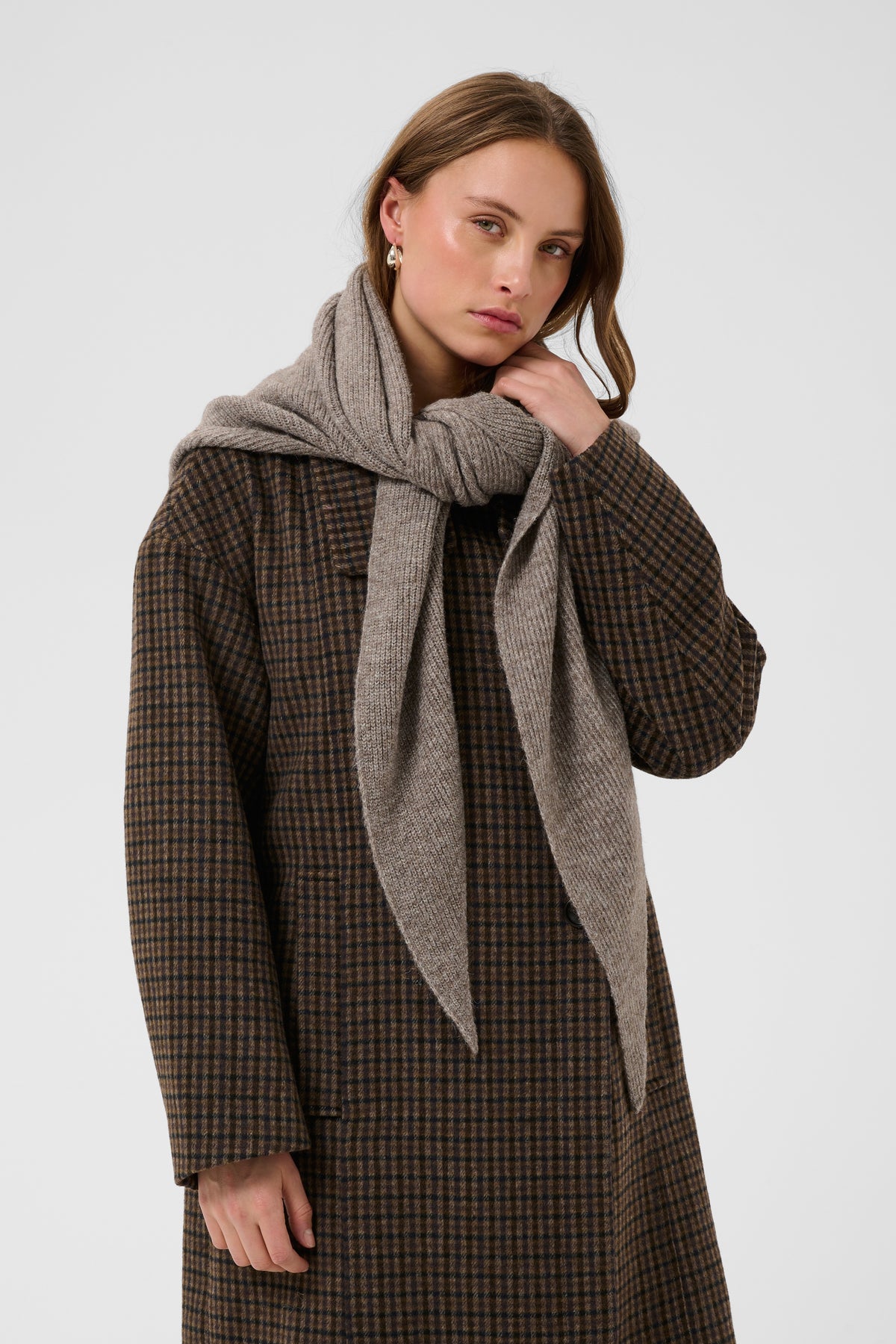 Saint Tropez Alullu Scarf - Iron Melange