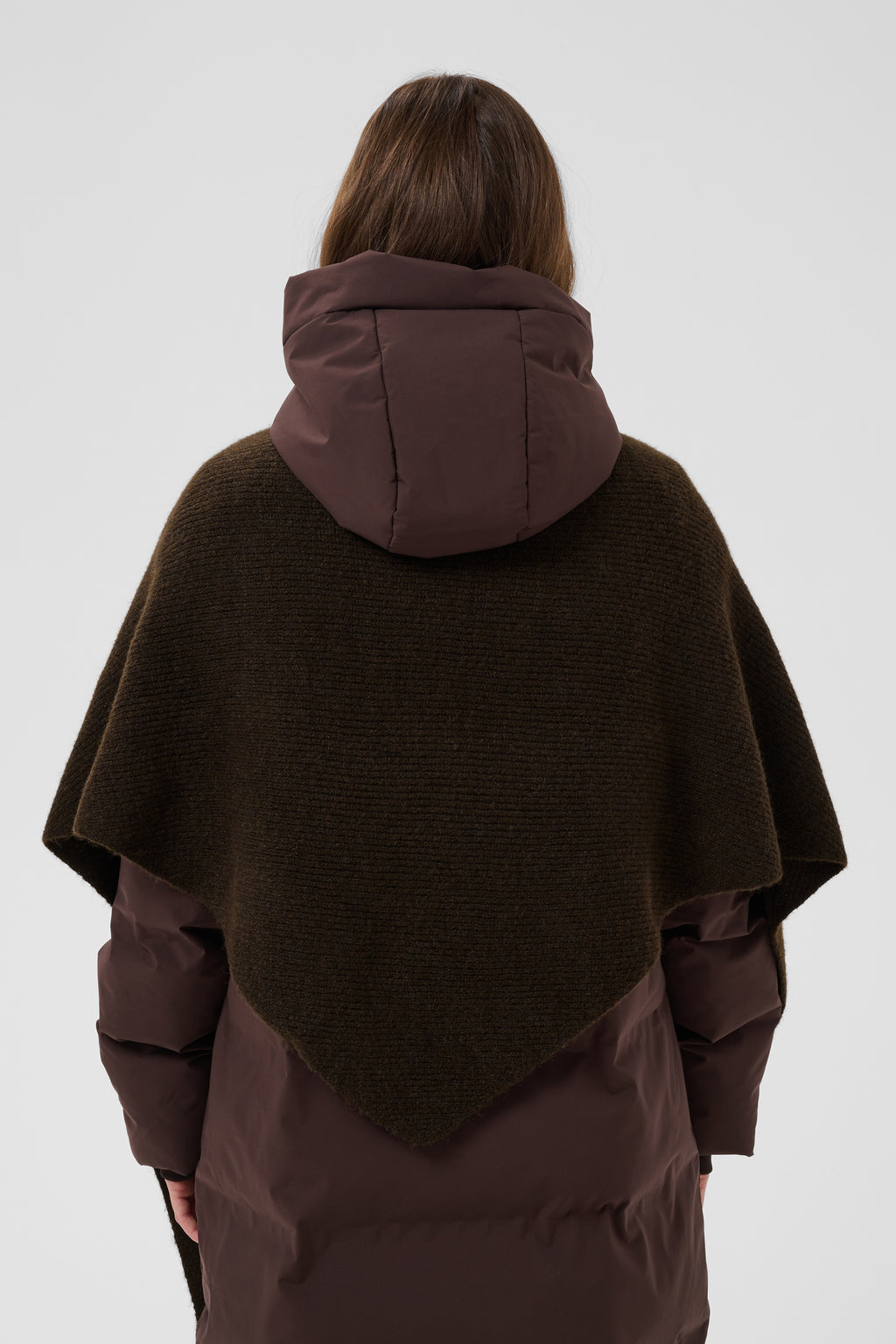 Saint Tropez Alullu Scarf - Chocolate Brown Melange