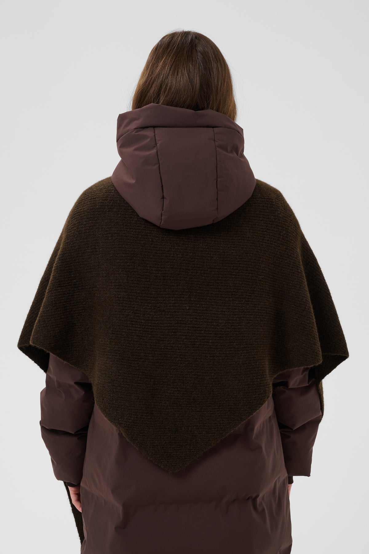Saint Tropez Alullu Scarf - Chocolate Brown Melange