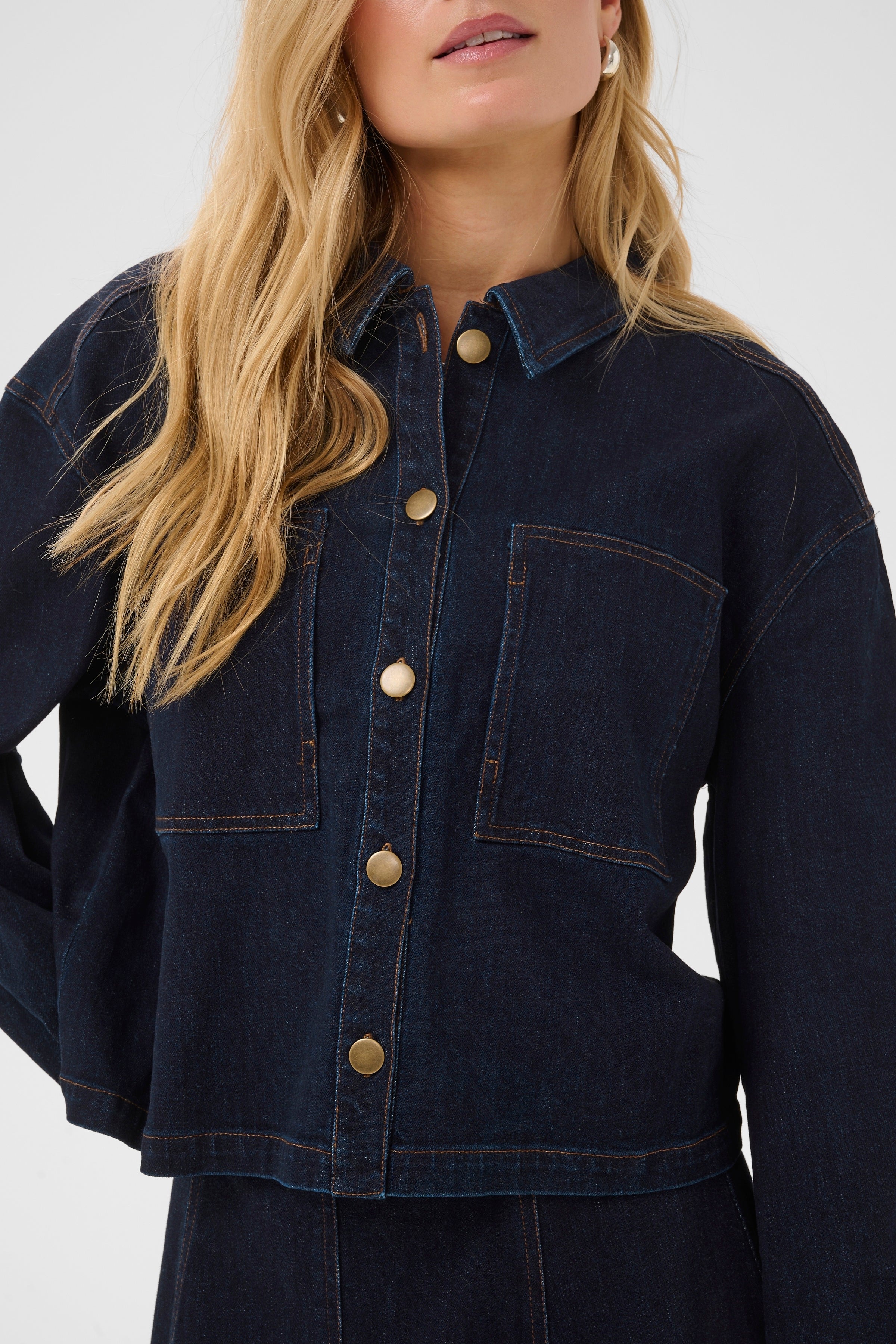 Saint Tropez Sambrina Shirt - Dark Denim