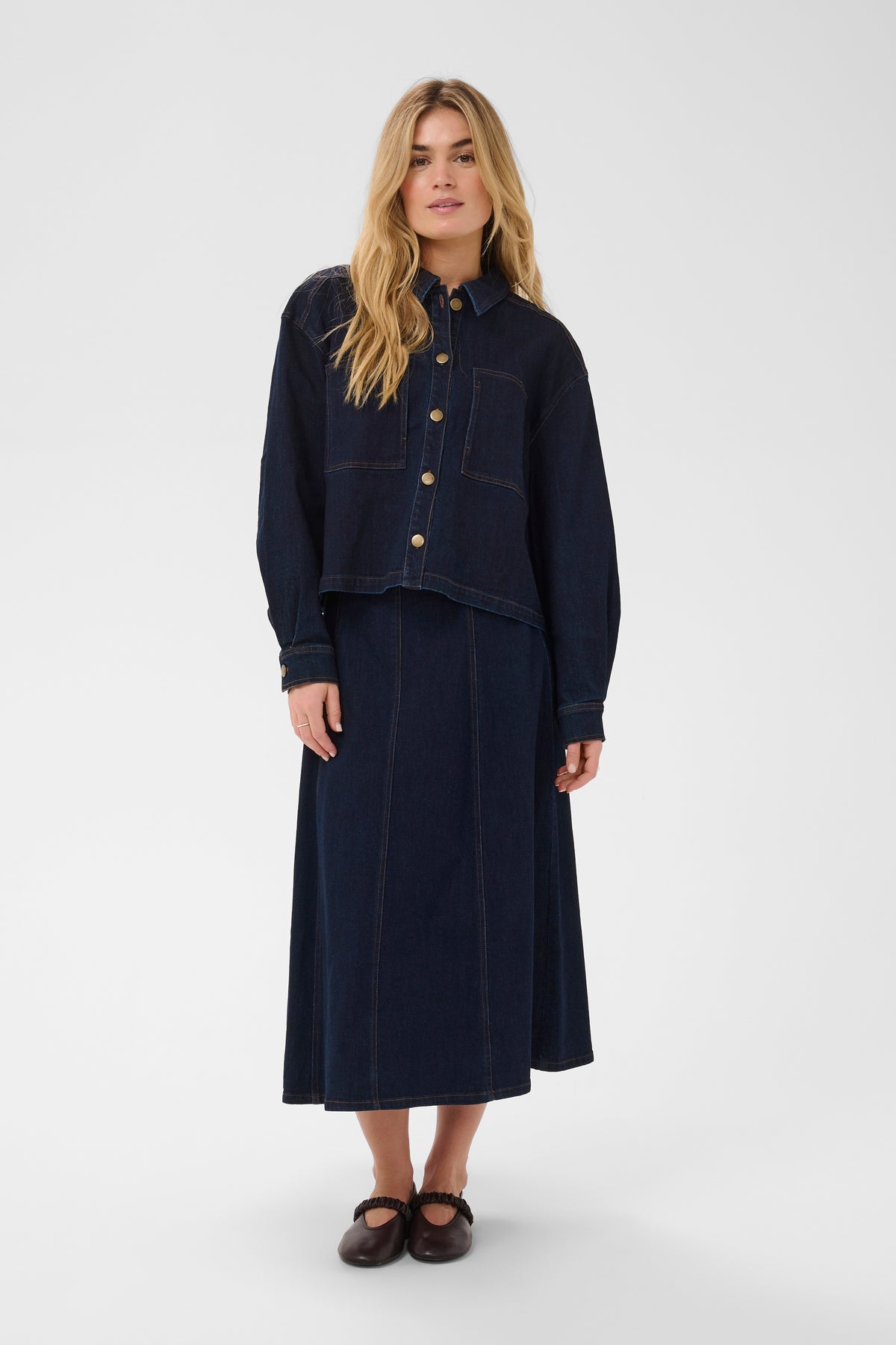 Saint Tropez Sambrina Shirt - Dark Denim