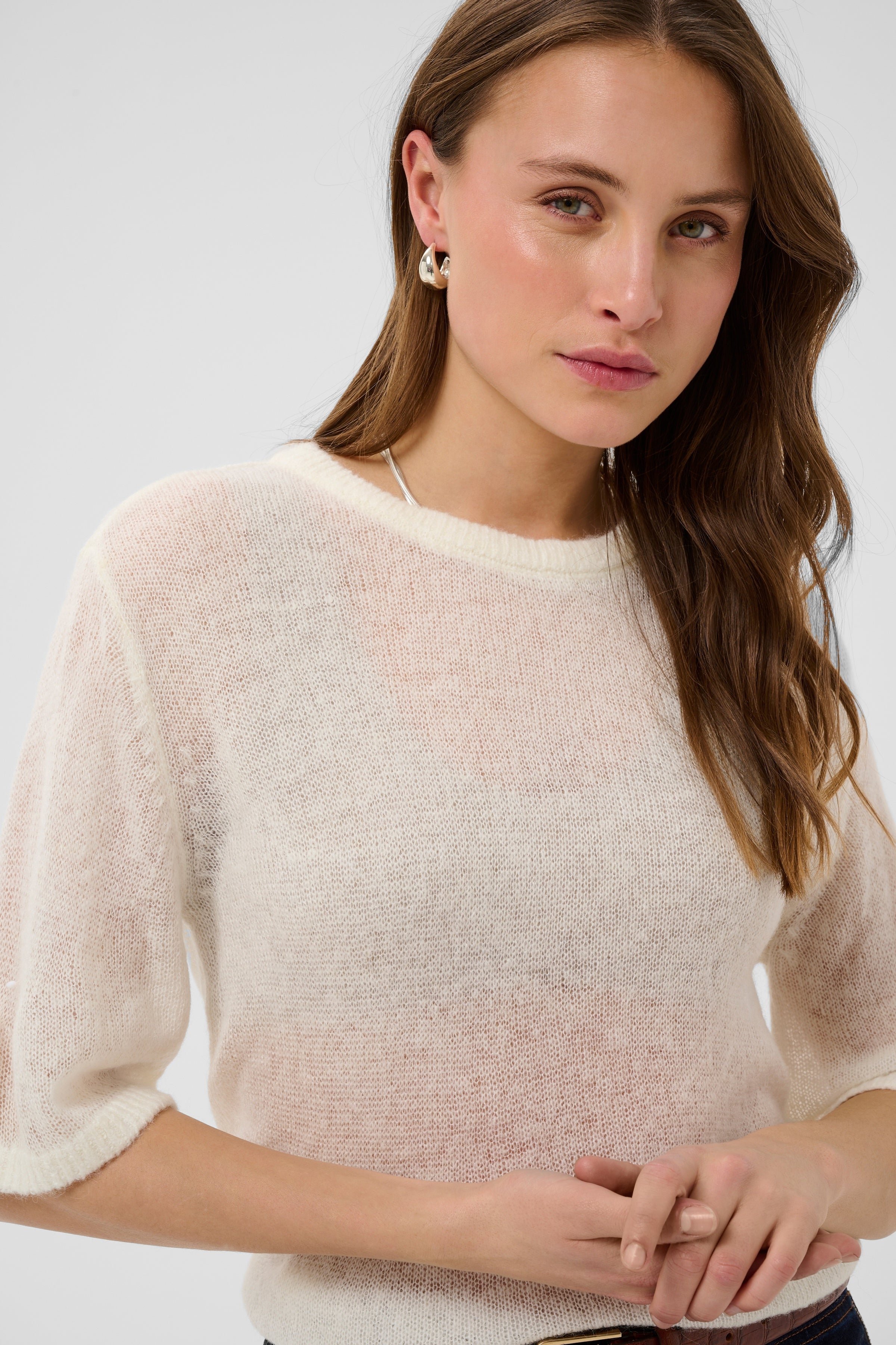 Saint Tropez Sabbara Pullover - Ice Melange