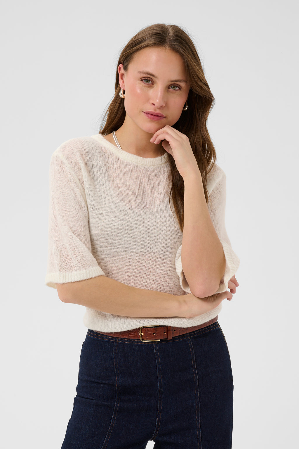 Saint Tropez Sabbara Pullover - Ice Melange
