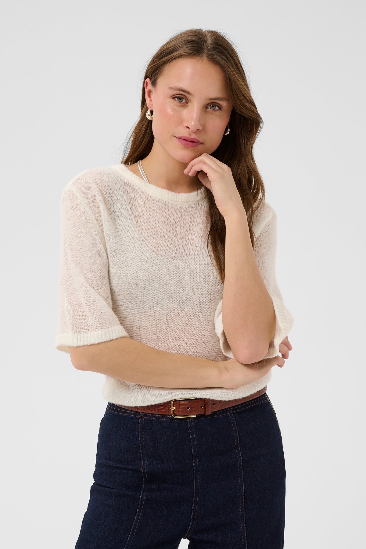 Saint Tropez Sabbara Pullover - Ice Melange