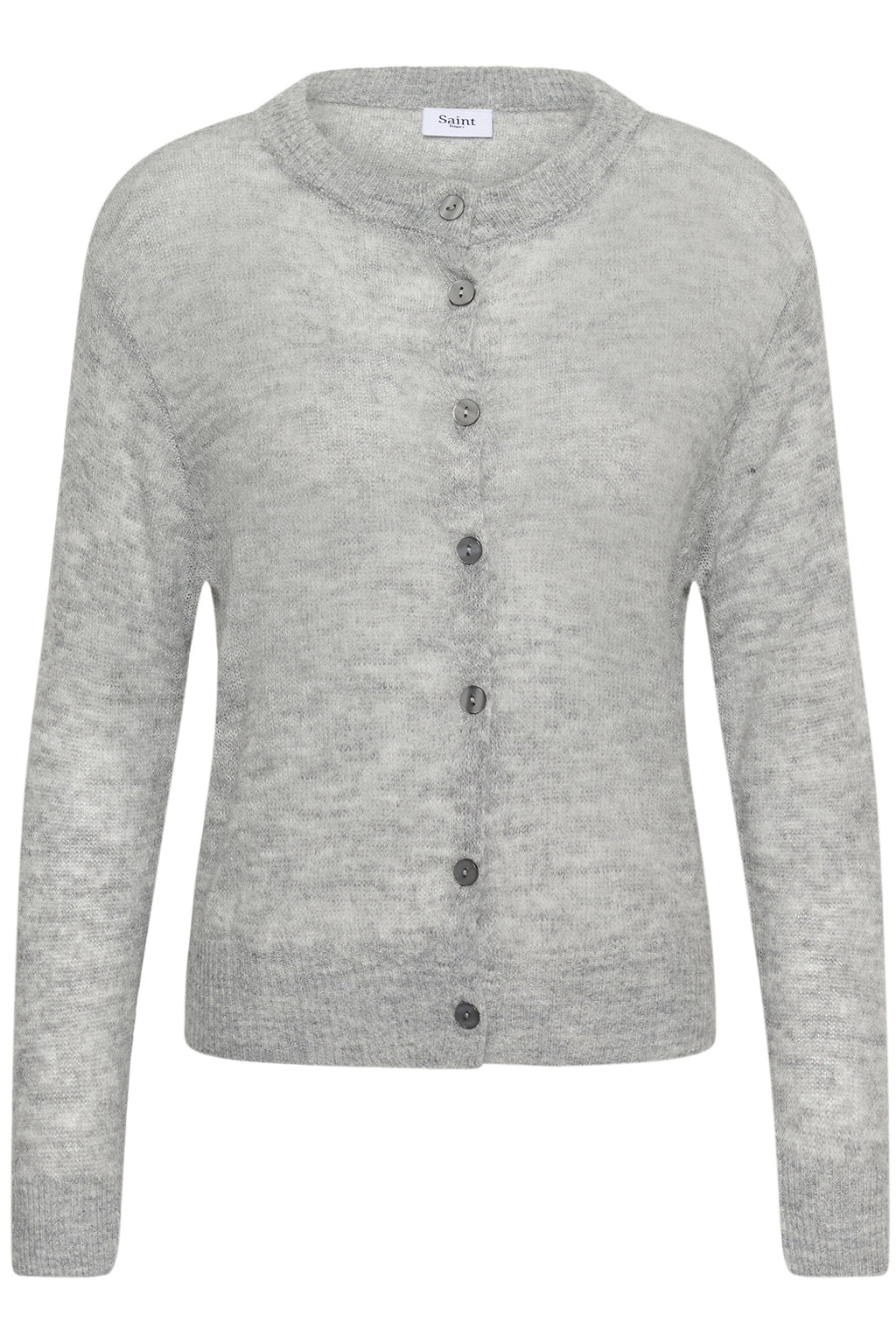 Saint Tropez Sabbara Cardigan - Mist Grey Melange