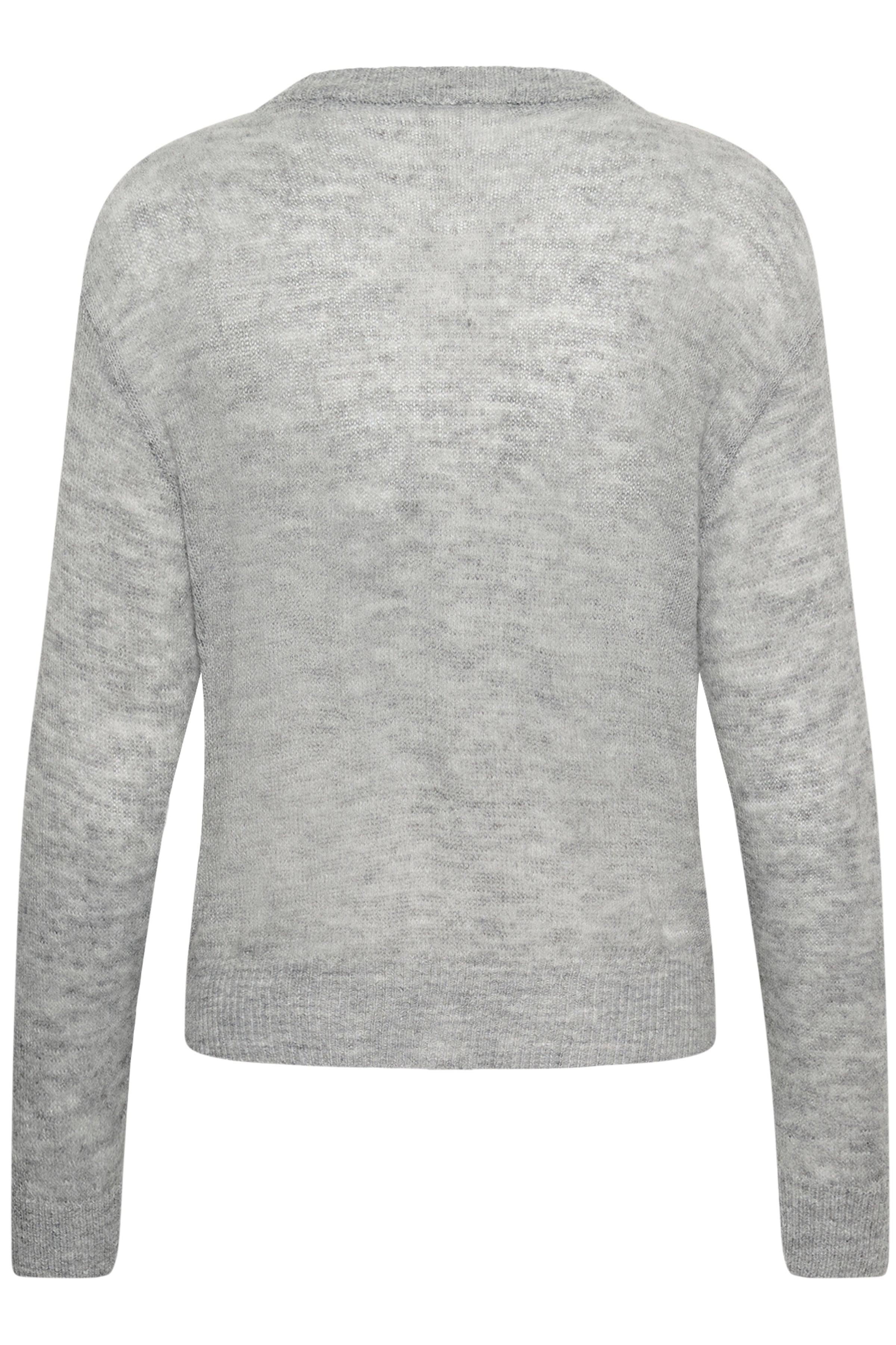 Saint Tropez Sabbara Cardigan - Mist Grey Melange