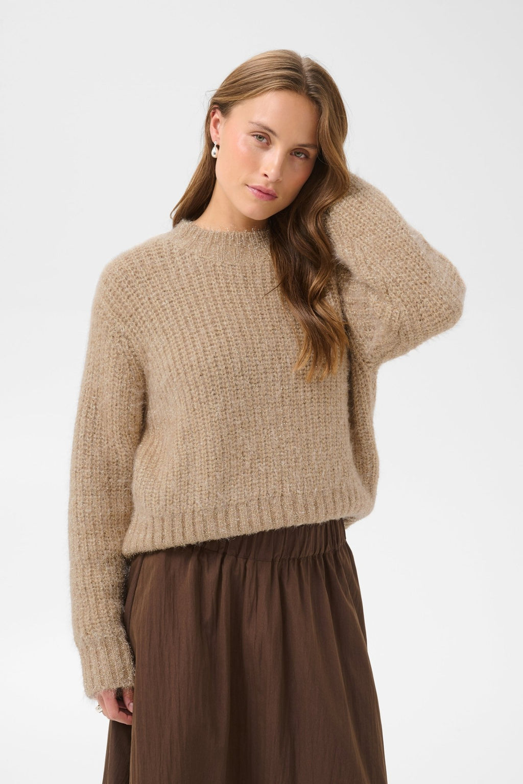 picture of Saint Tropez Halfa Pullover - Asti Sparkling Gold - Number Two - womens - fashion - clothing - Saint Tropez 1
