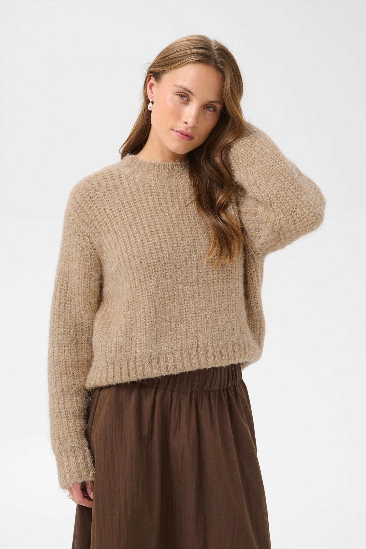 picture of Saint Tropez Halfa Pullover - Asti Sparkling Gold - Number Two - womens - fashion - clothing - Saint Tropez 1