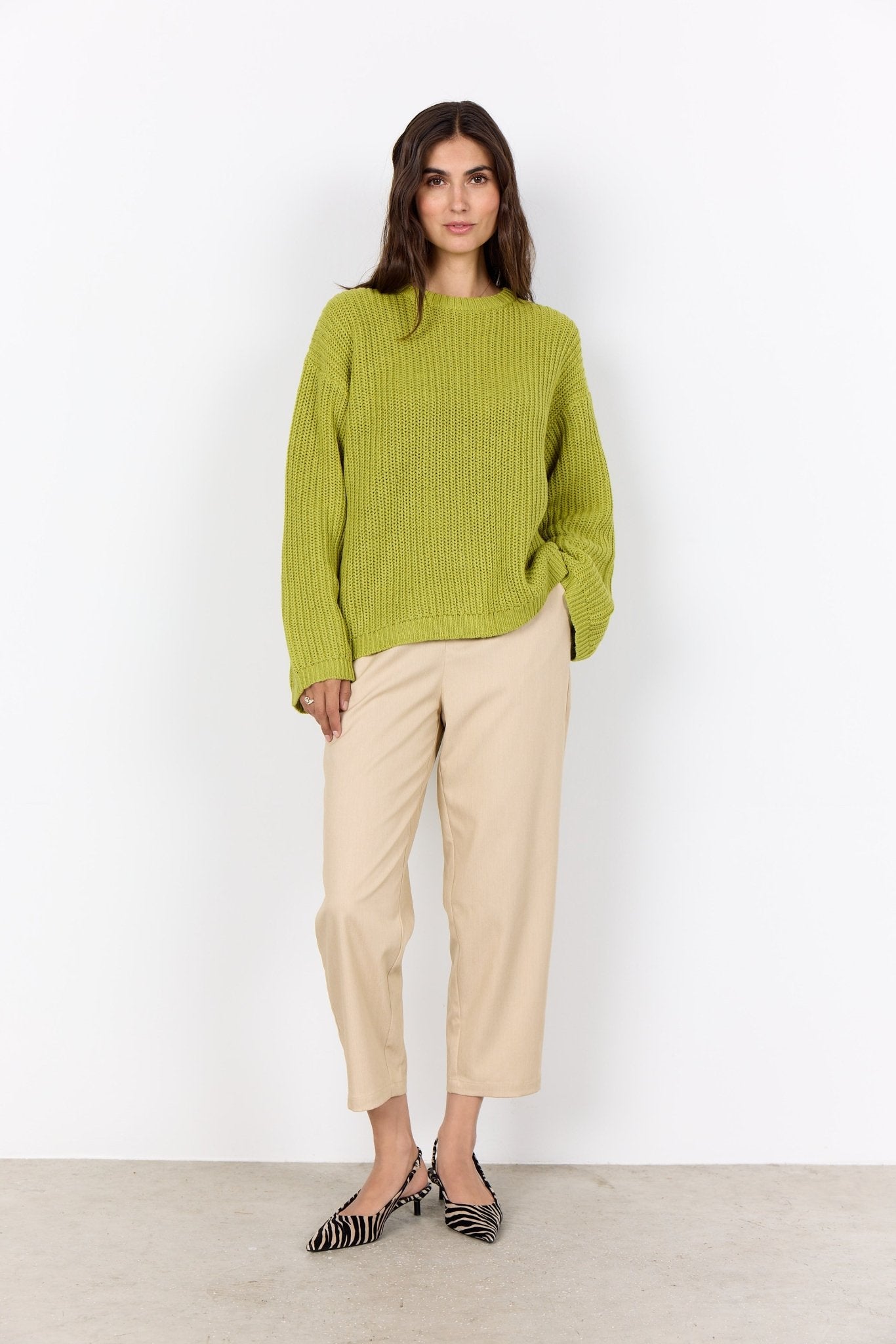 picture of SoyaConcept REMONE 36 Pullover - Lime Green - Number Two - womens - fashion - clothing - SoyaConcept 2