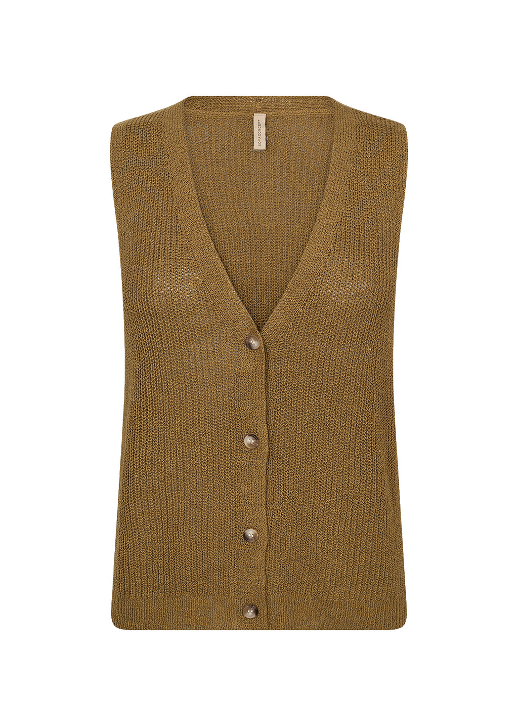 picture of SoyaConcept Felizia 1 Waistcoat Knit - Olive - Number Two - womens - fashion - clothing - SoyaConcept 4