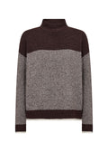 picture of SoyaConcept NESSIE YD 75 Pullover - Brown Herringbone - Number Two - womens - fashion - clothing - SoyaConcept 1