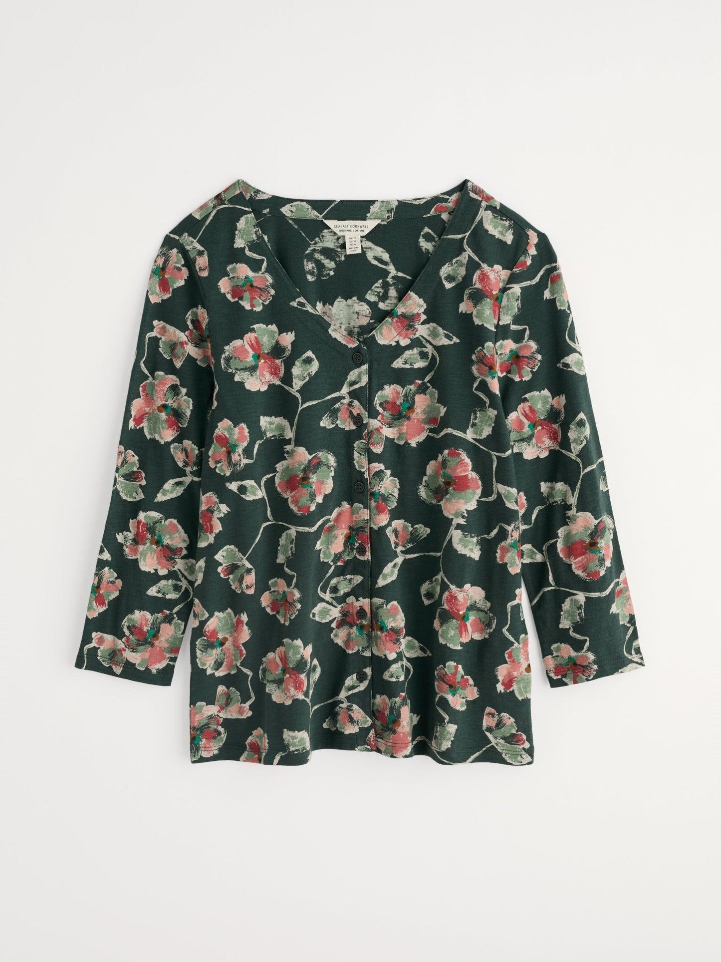 picture of Seasalt 3/4 Studio Glass Top - Artist Camelia Coppice - Number Two - womens - fashion - clothing - Seasalt 4