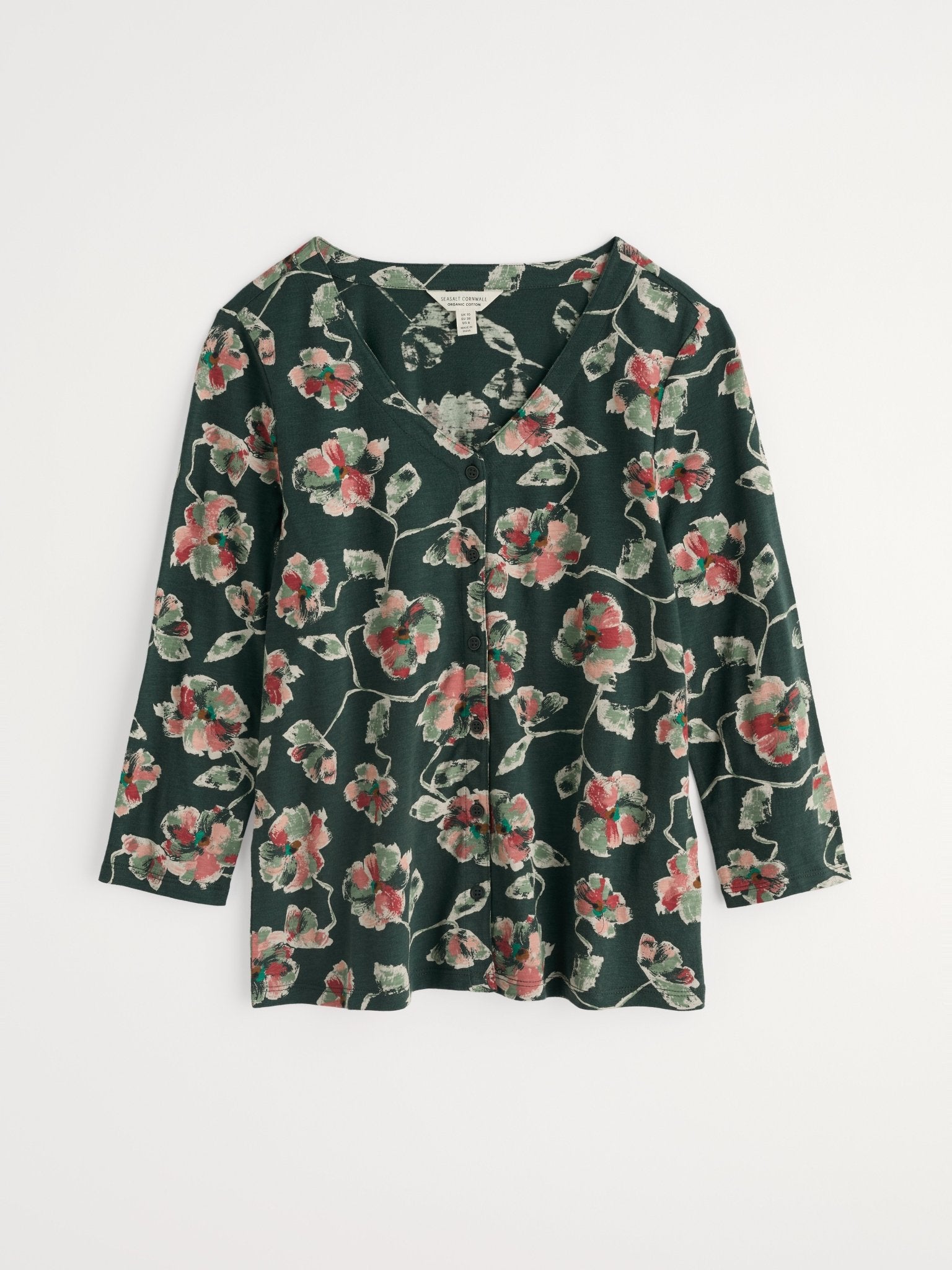 picture of Seasalt 3/4 Studio Glass Top - Artist Camelia Coppice - Number Two - womens - fashion - clothing - Seasalt 4