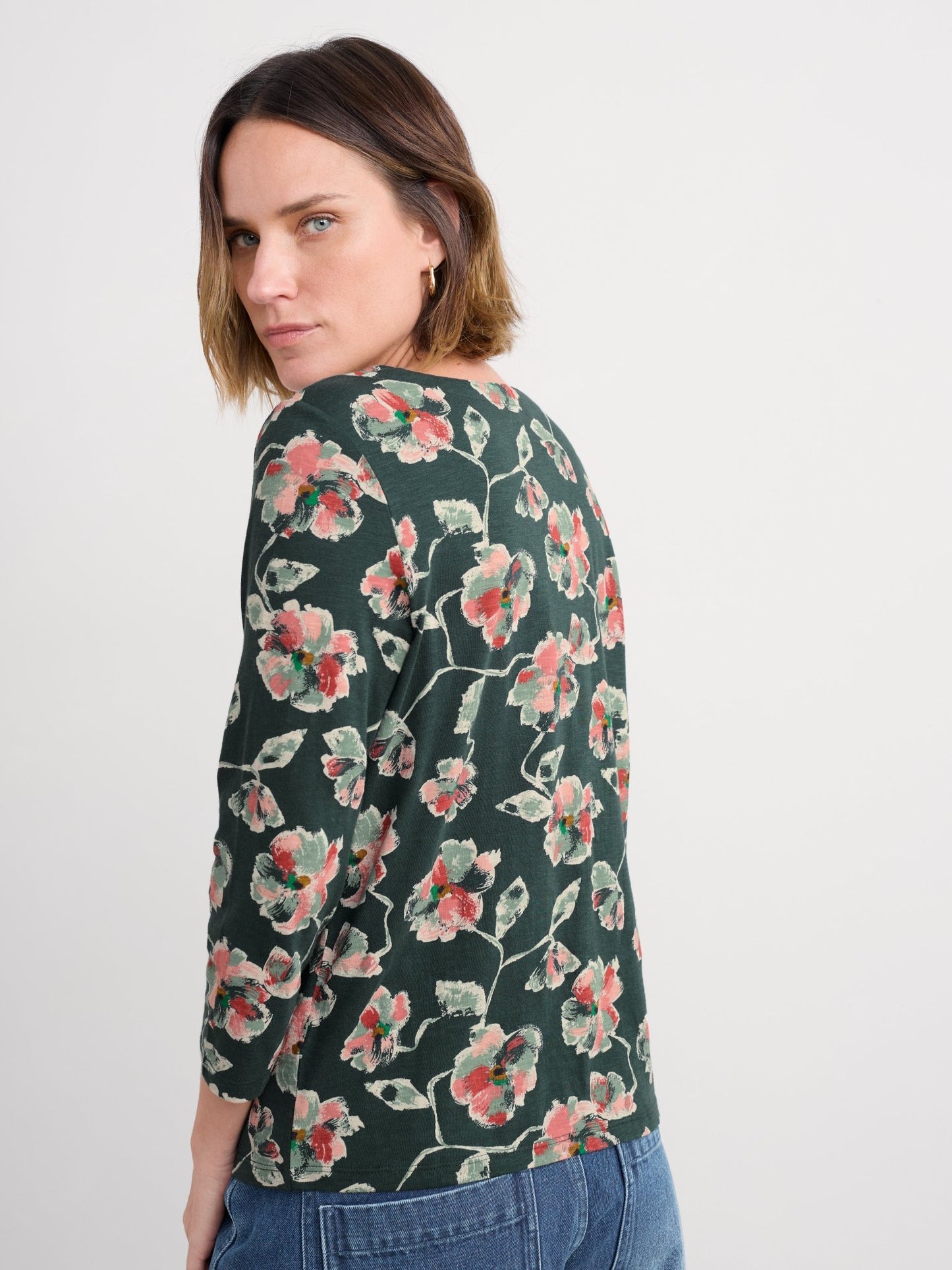 picture of Seasalt 3/4 Studio Glass Top - Artist Camelia Coppice - Number Two - womens - fashion - clothing - Seasalt 5