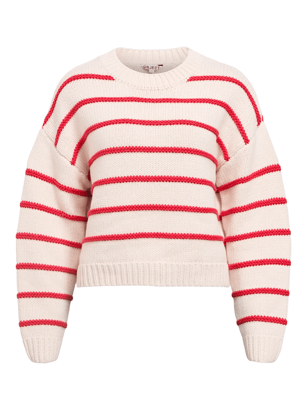 picture of Object Oda Pullover - Birch/Poinsettia - Number Two - womens - fashion - clothing - Object 5