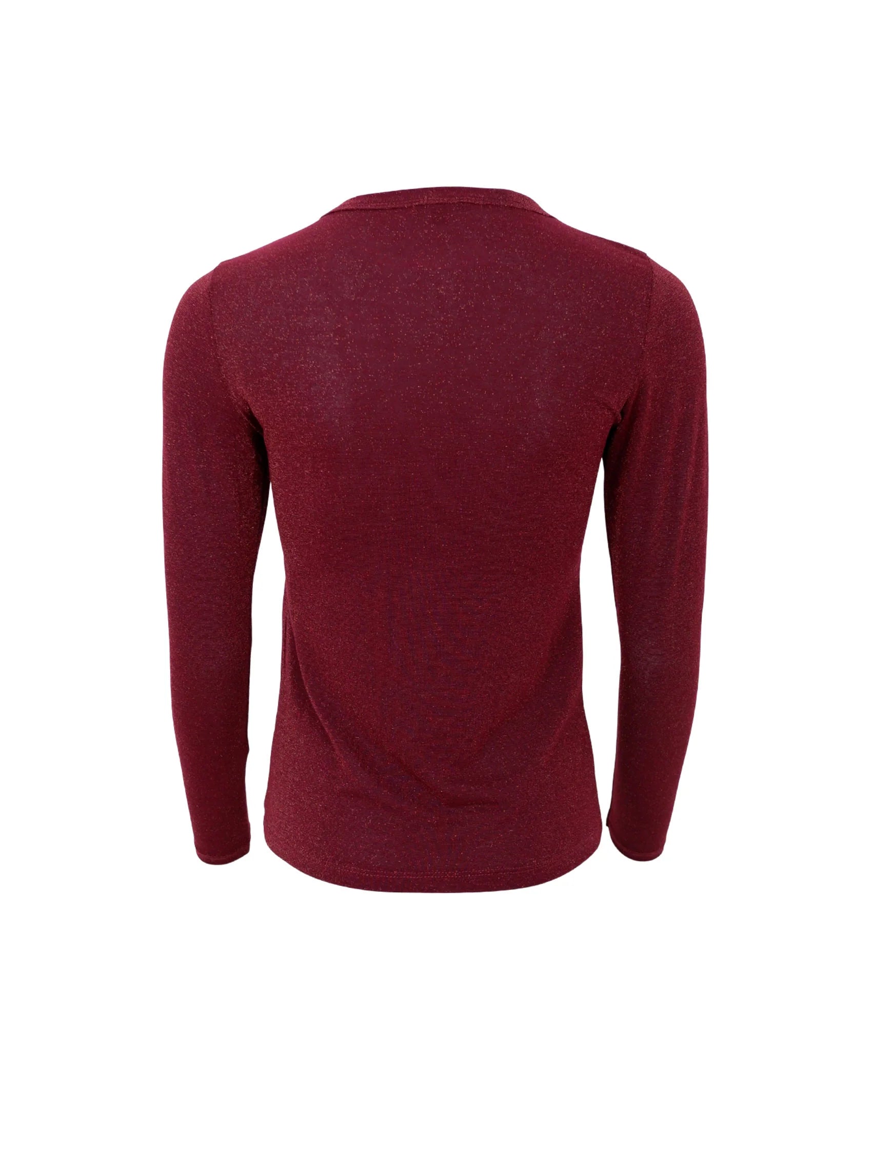 picture of Black Colour FAYE Lurex Blouse T Shirt - Plum - Number Two - womens - fashion - clothing - Black Colour 3