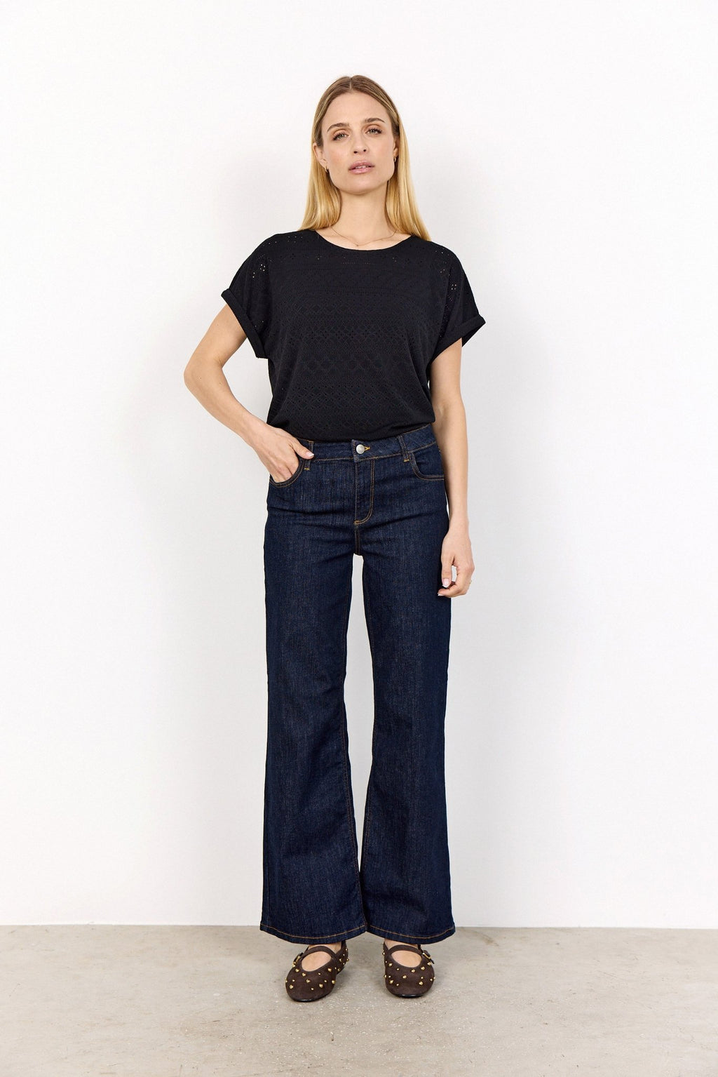 picture of SoyaConcept KIMBERLY 24 Jean - Dark Denim - Number Two - womens - fashion - clothing - SoyaConcept 1