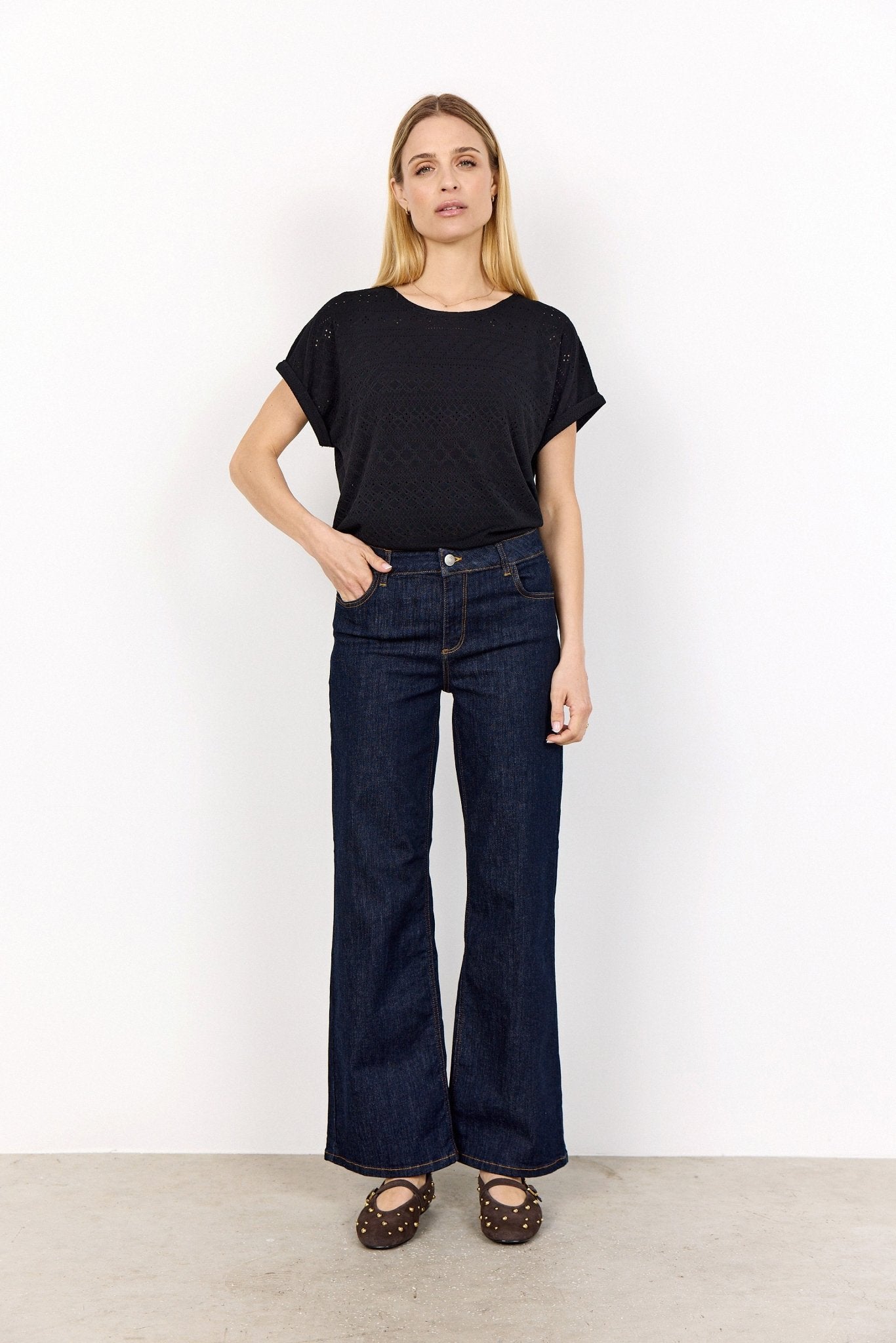 picture of SoyaConcept KIMBERLY 24 Jean - Dark Denim - Number Two - womens - fashion - clothing - SoyaConcept 1