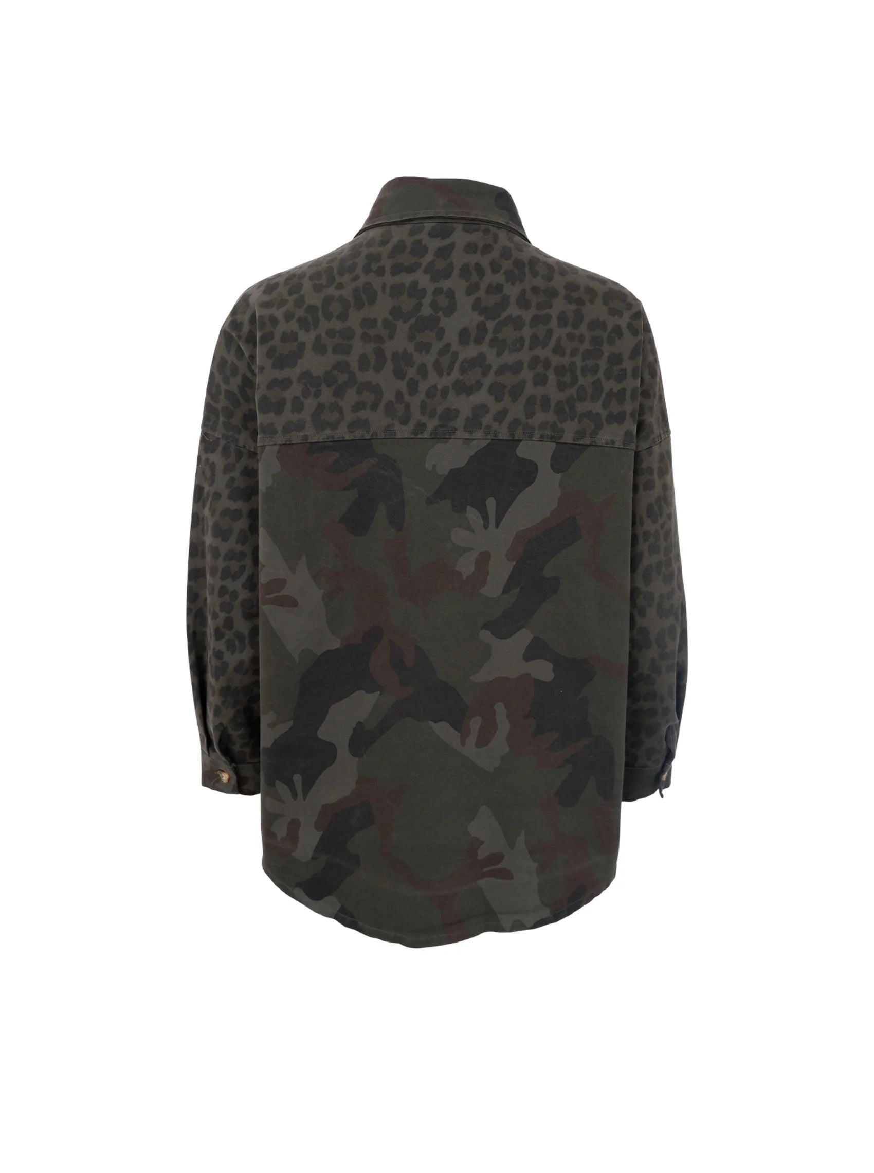 picture of Black Colour Morgan Jacket - Khaki Camouflage - Number Two - womens - fashion - clothing - Black Colour 5