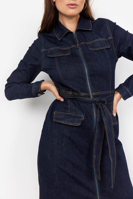 SoyaConcept KIMBERLY 37 Denim Dress Navy
