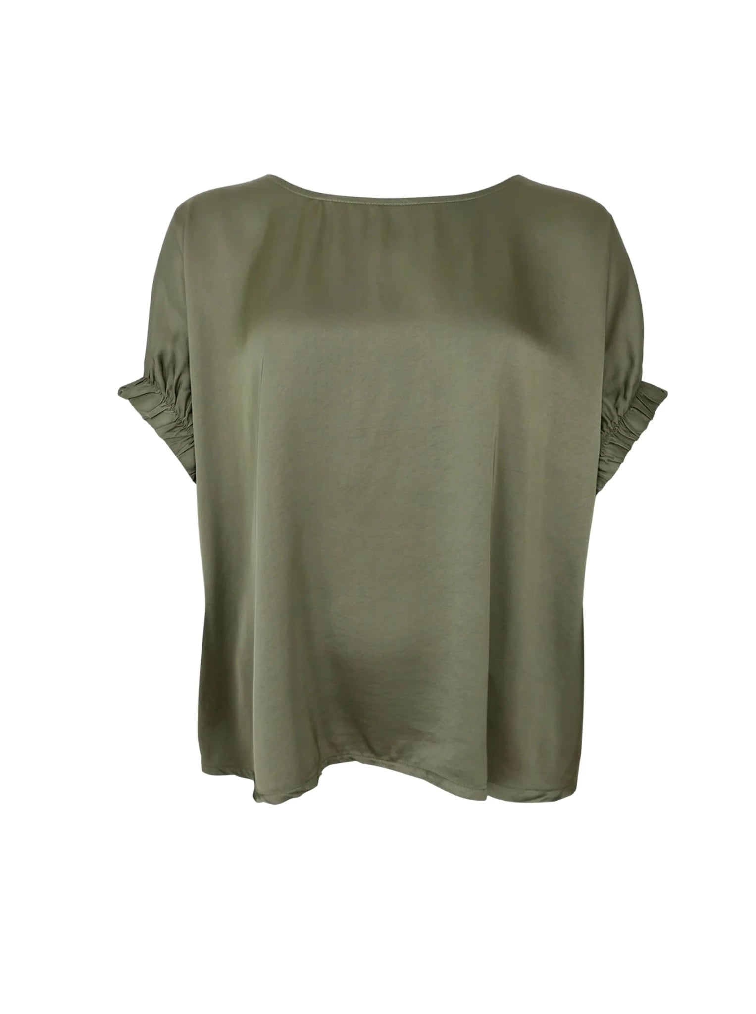 Black Colour Mable Blouse  - Army