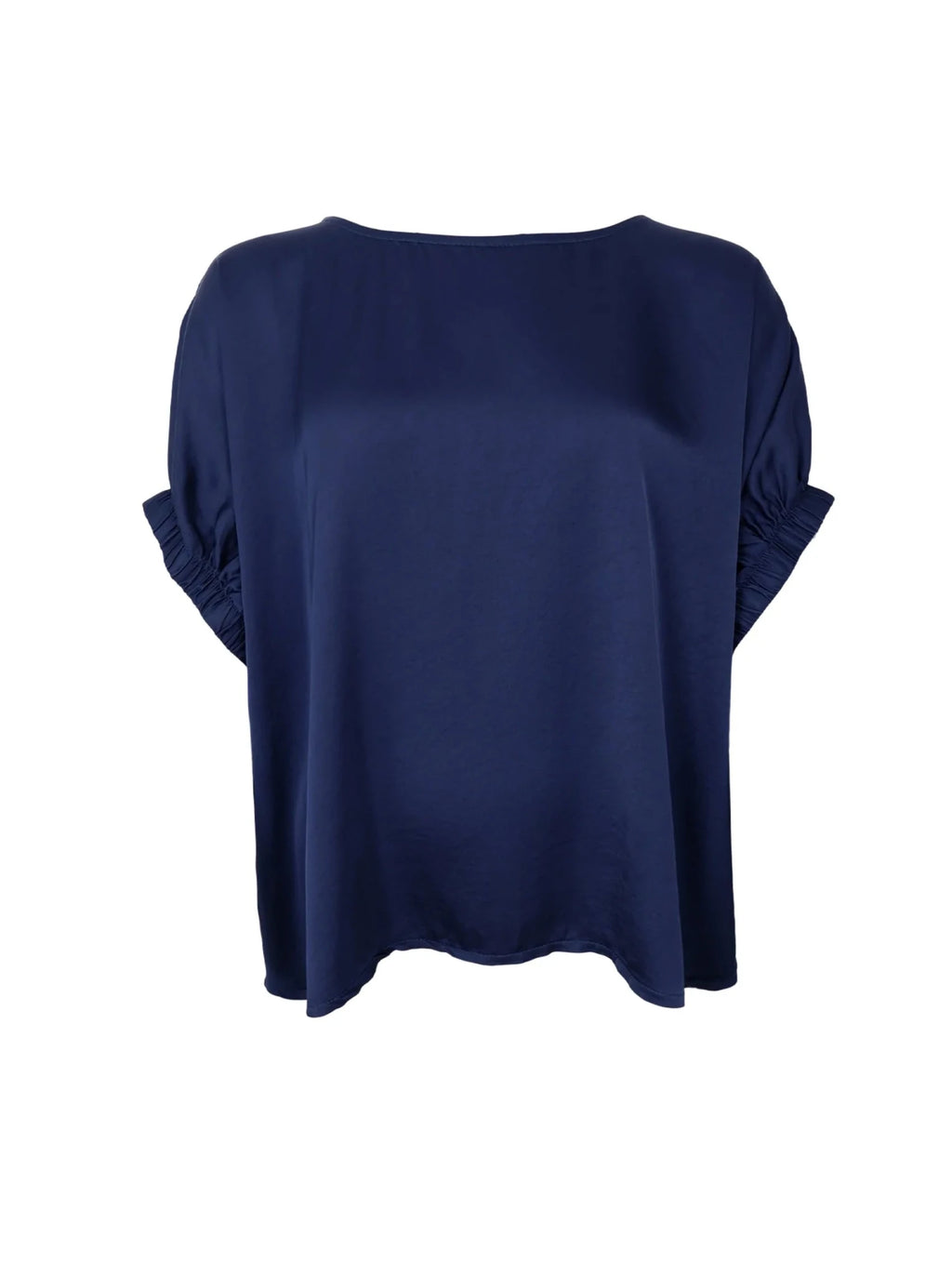 Black Colour Mable Blouse  - Navy